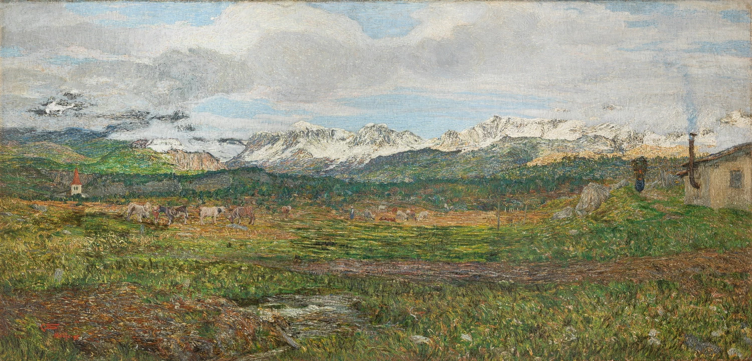Paesaggio sul Maloja - Galleria d’Arte Moderna, Milano